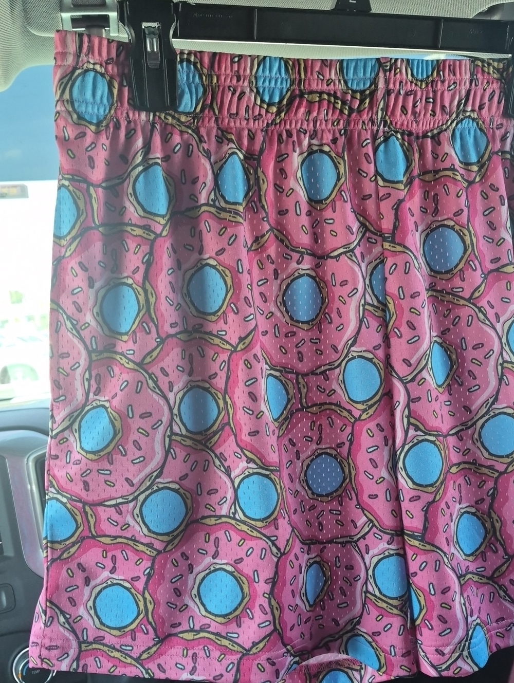 Men's Athletic Shorts — Pink Donut Print